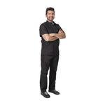 Veste de cuisine mixte Cool Vent Chef Works Urban Springfield noire L — B472-L