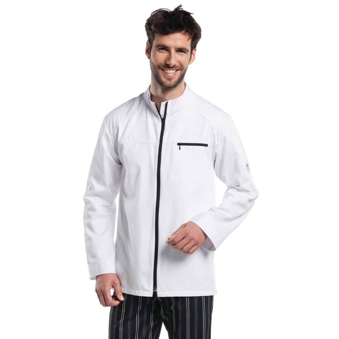 Veste de cuisine mixte Chaud Devant Modena blanche XL — B500-XL