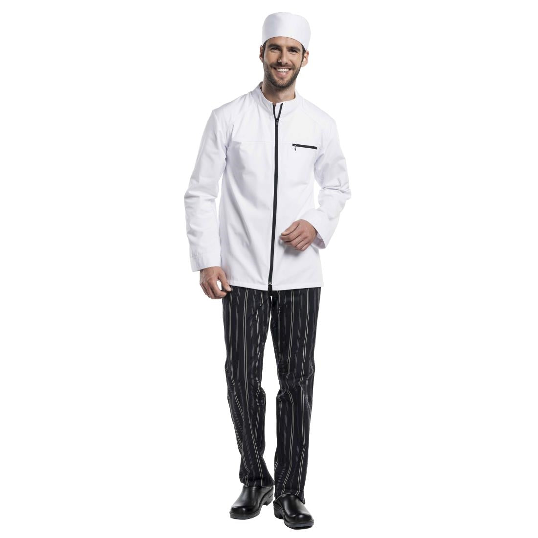 Veste de cuisine mixte Chaud Devant Modena blanche XL — B500-XL
