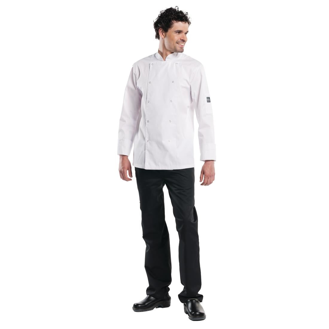 Pantalon de cuisine ample mixte Chaud Devant Baggy noir L — B515-L