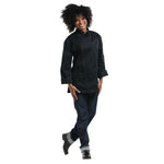 Pantalon de cuisine femme denim stretch Chaud Devant Skinny bleu XXL — B518-XXL