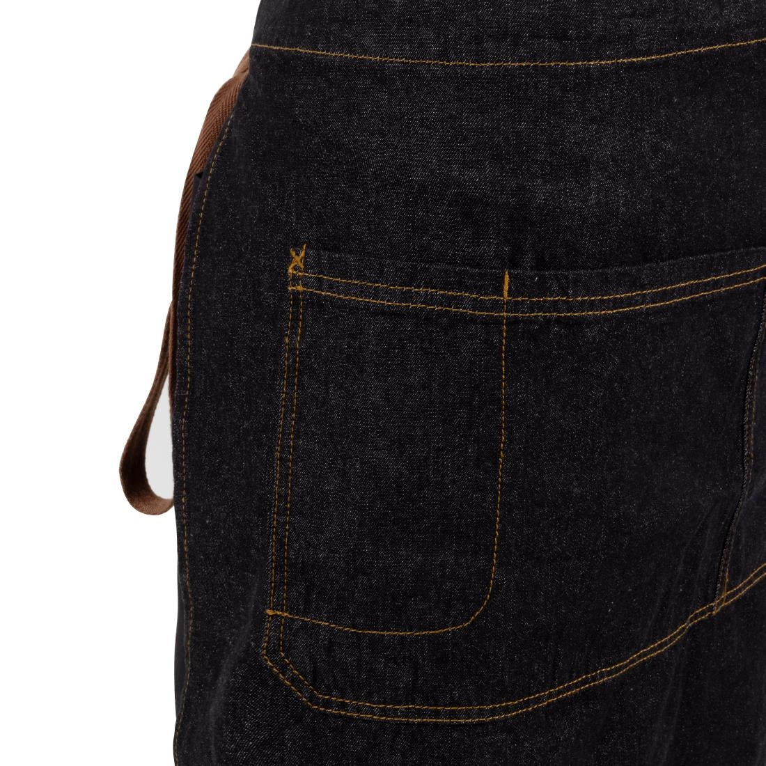 Tablier serveur court Chef Works Memphis noir — B587