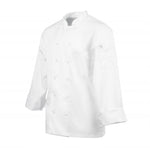 Veste de cuisine mixte blanche à manches longues Chef Works Calgary Cool Vents XL — B649-XL