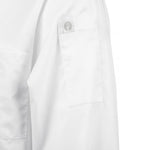 Veste de cuisine mixte blanche à manches longues Chef Works Calgary Cool Vents M — B649-M