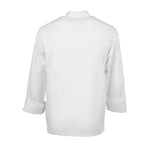 Veste de cuisine mixte blanche à manches longues Chef Works Calgary Cool Vents XL — B649-XL