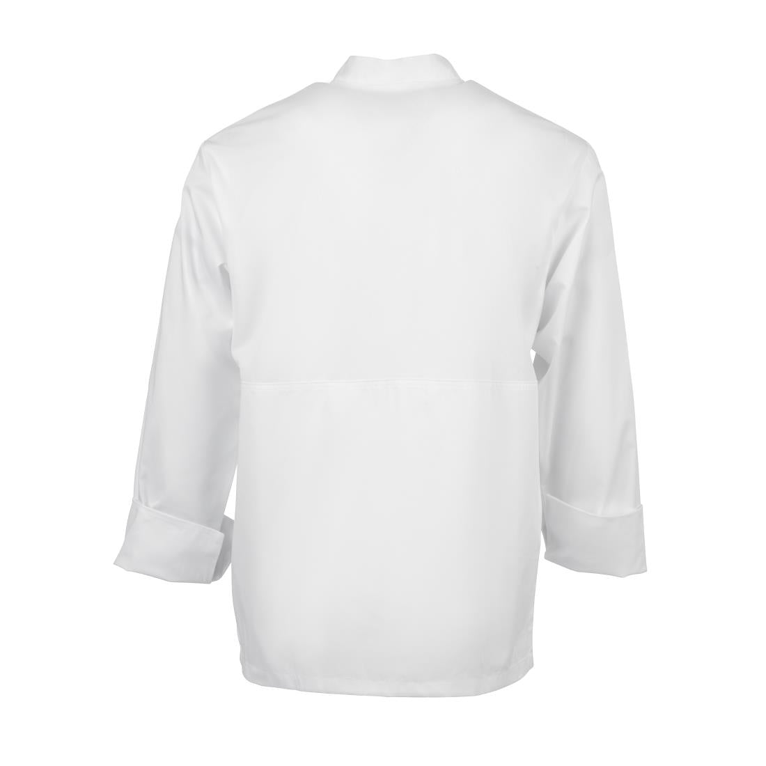 Veste de cuisine mixte blanche à manches longues Chef Works Calgary Cool Vents XL — B649-XL