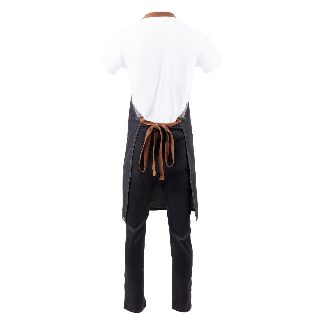 Tablier bavette Memphis Chef Works indigo — B721