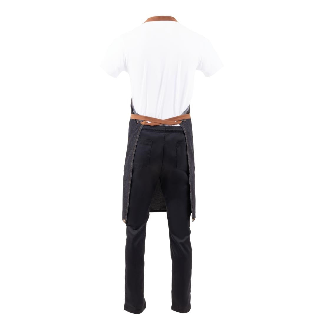 Tablier bavette Memphis Chef Works indigo — B721