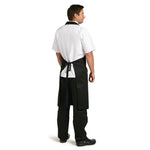 Tablier bavette Whites polyester-coton noir XL — B887