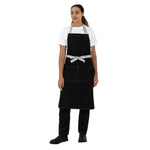 Tablier bavette denim Southside noir — B981