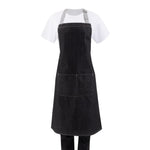 Tablier bavette denim Southside noir — B981
