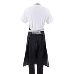 Tablier bavette denim Southside noir — B981