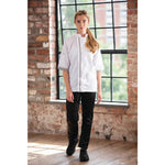Veste de cuisine blanche à manches courtes Southside M — B998-M