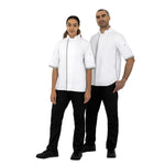 Veste de cuisine blanche à manches courtes Southside M — B998-M
