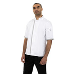 Veste de cuisine blanche à manches courtes Southside XS — B998-XS