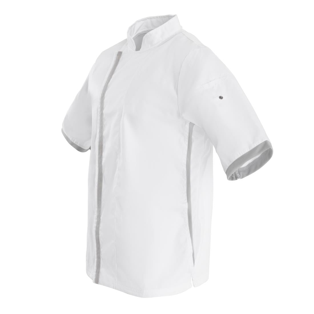 Veste de cuisine blanche à manches courtes Southside M — B998-M