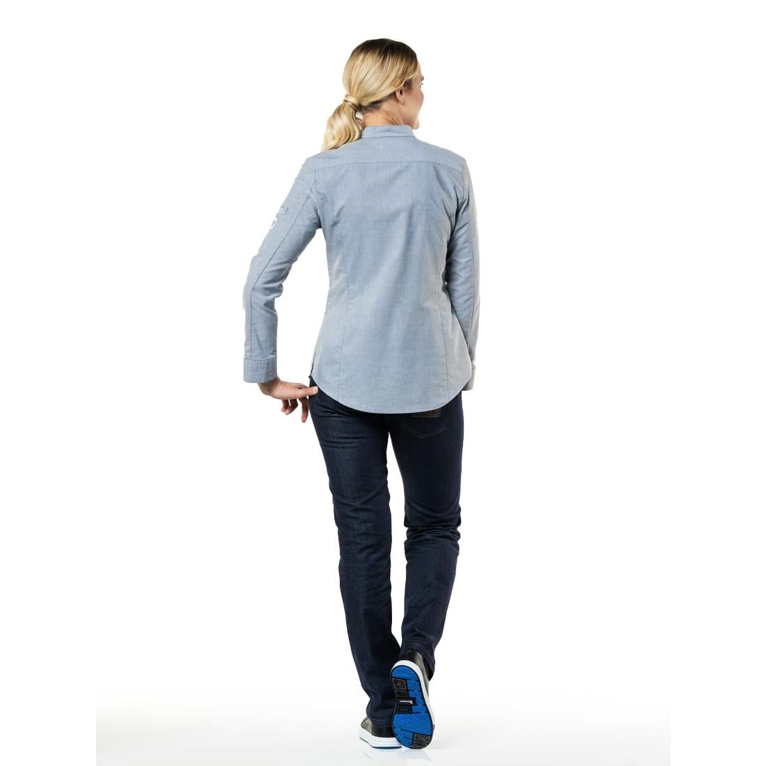 Veste de cuisine femme grise Chaud Devant Nordic taille S — BA012-S