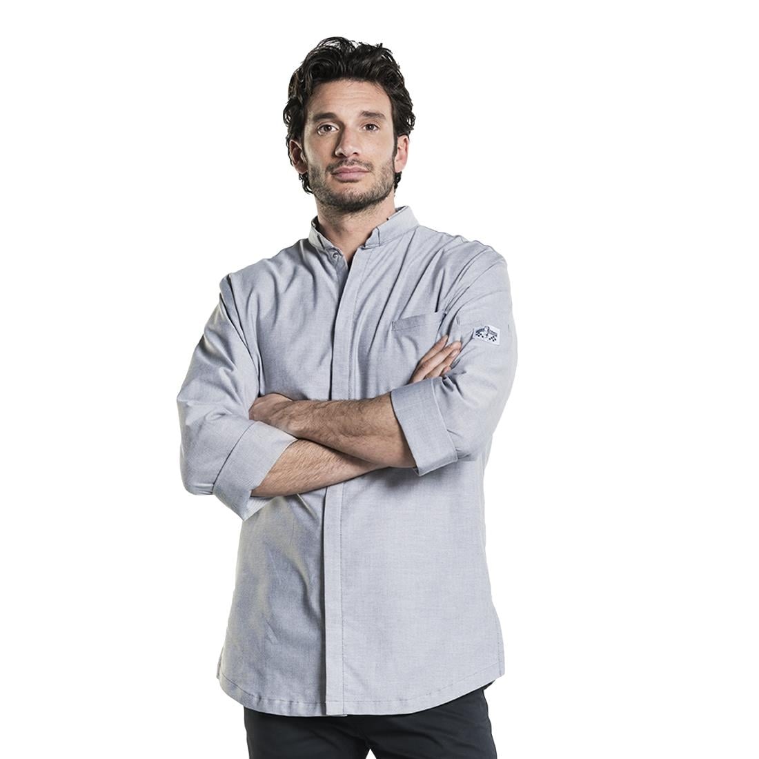 Veste de cuisine homme grise Chaud Devant Nordic taille XL — BA013-XL
