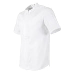 Veste de cuisinier en maille à manches courtes Southside Harlem blanche S — BA116-S