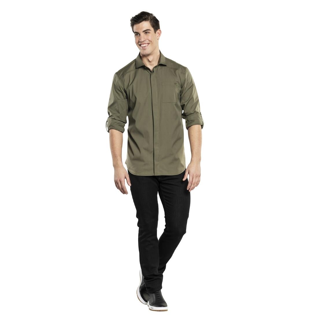 Chemise homme UFX Chaud Devant verte XL — BA137-XL