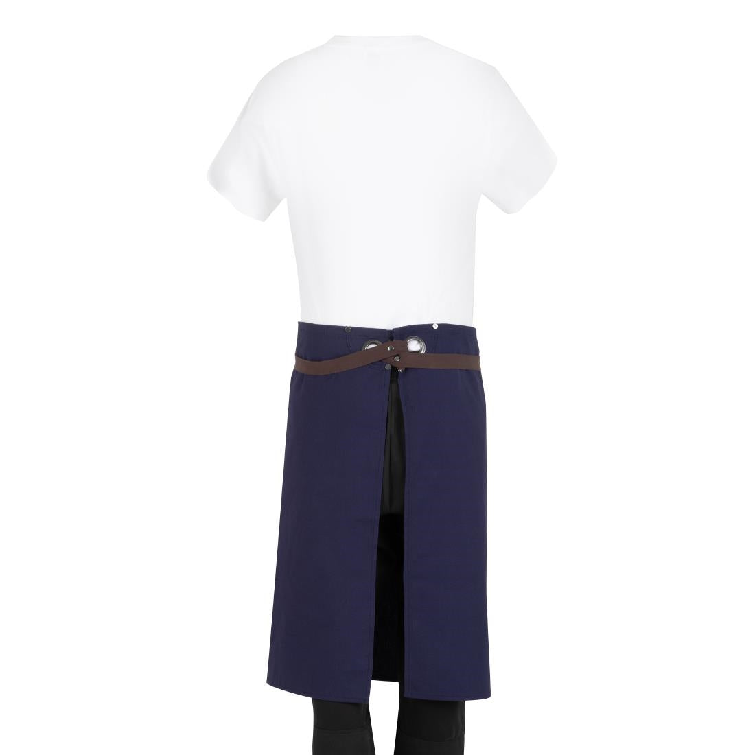Tablier bistro en toile de coton Southside marine — BA165