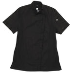 Veste de cuisine femme zippée légère Springfield Chef Works noire XXL — BB051-XXL