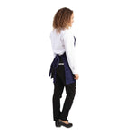 Tablier serveur col en V Whites bleu marine — BB137