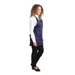 Tablier serveur col en V Whites bleu marine — BB137