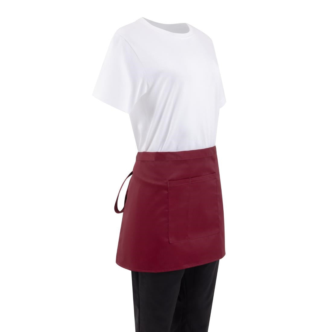 Tablier serveur court Whites bordeaux — BB177