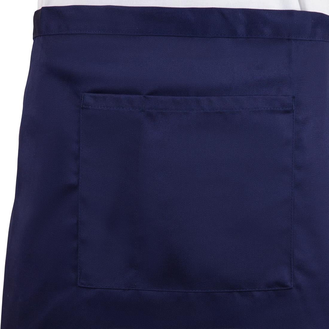 Tablier serveur court Whites bleu marine — BB179