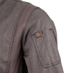 Veste de cuisine mixte légère à fermeture éclair Hartford Chef Works Urban gris graphite S — BB263-S
