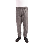 Pantalon de cuisine Works Urban Jogger 257 à fines rayures noires et blanches S — BB300-S