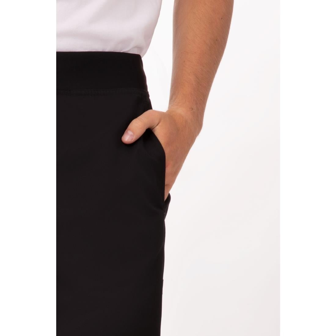 Pantalon slim léger homme Chef Works noir XL — BB301-XL