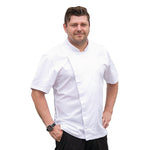 Veste de cuisinier à manches courtes Chef Works Cannes L — BB669-L