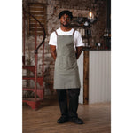 Tablier bavette en coton Southside kaki — BB684