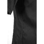 Veste de cuisine mixte col officier Southside noire M — BB711-M