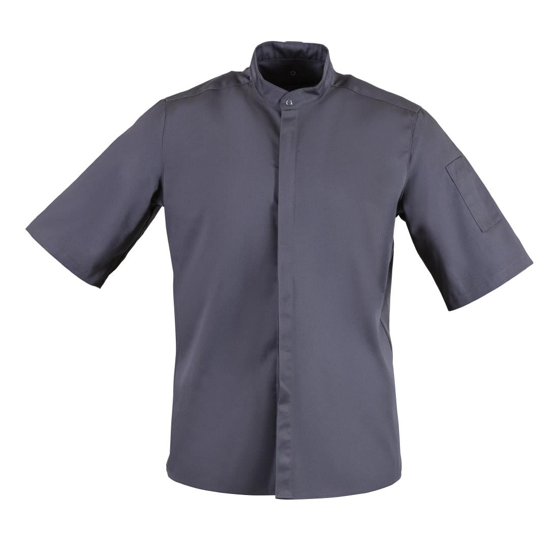 Veste col officier Southside gris anthracite - Taille S — BB712-S