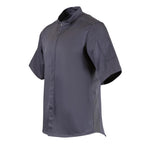 Veste col officier Southside gris anthracite - Taille S — BB712-S