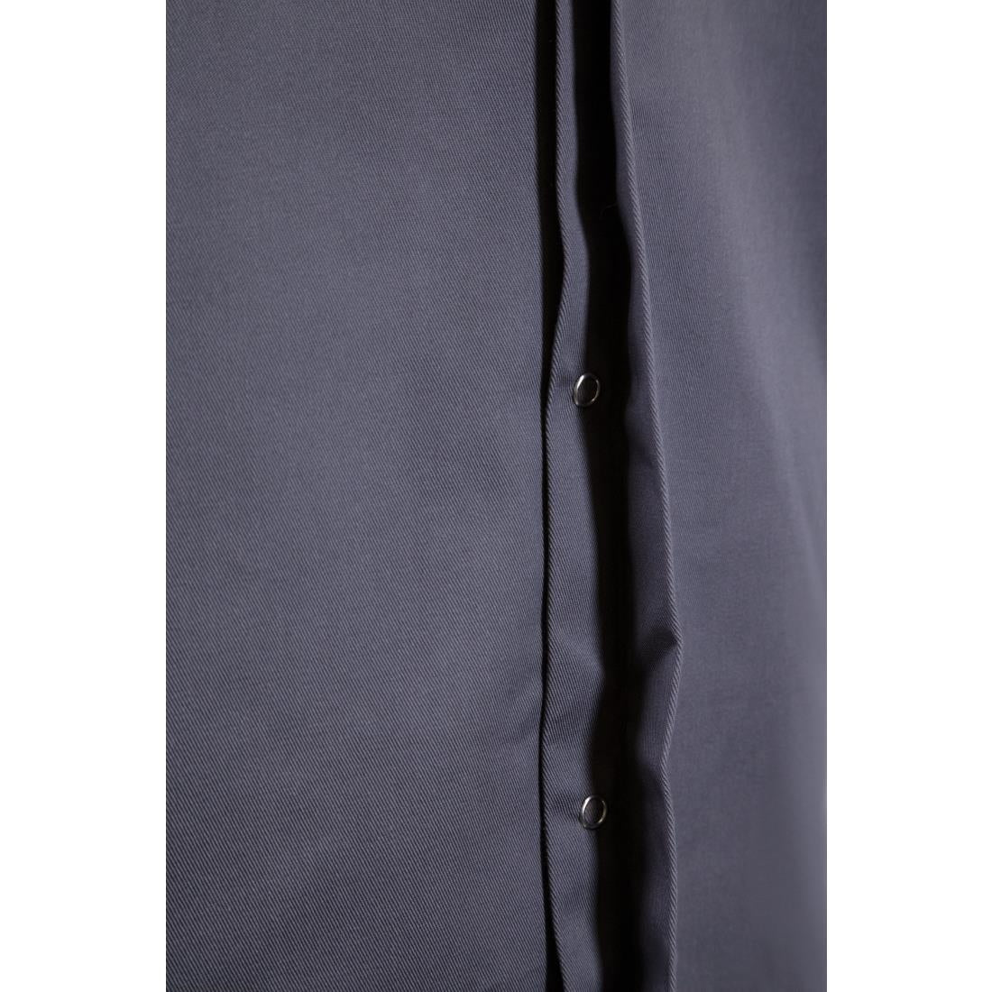 Veste col officier Southside gris anthracite - Taille M — BB712-M