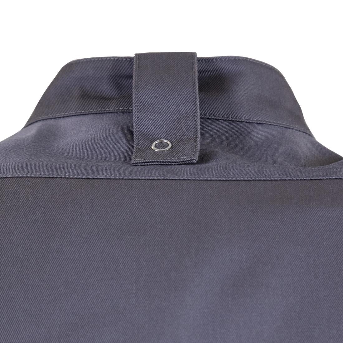 Veste col officier Southside gris anthracite - Taille S — BB712-S