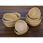 Plats à gratin ovales Olympia Stoneware 161 x 116mm (Lot de 6) — C108