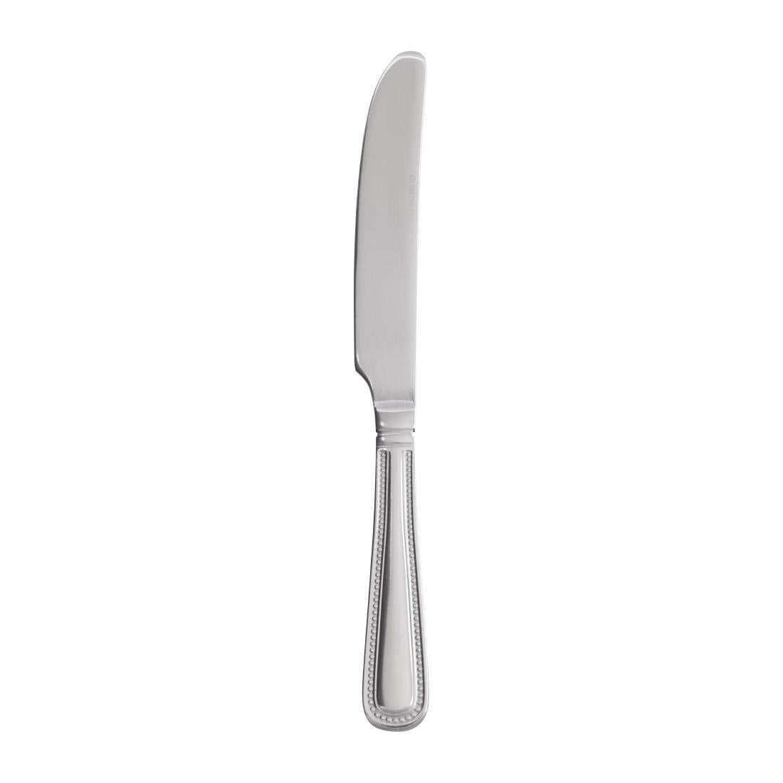 Couteaux de table manche solide Olympia Bead (lot de 12) — C125