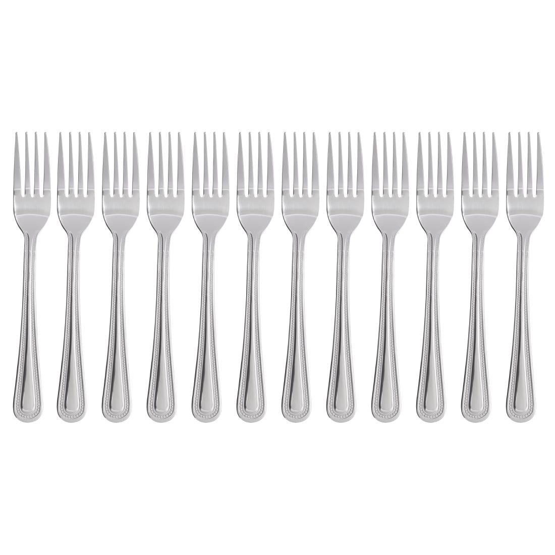 Fourchette à dessert Olympia Bead (lot de 12) — C128