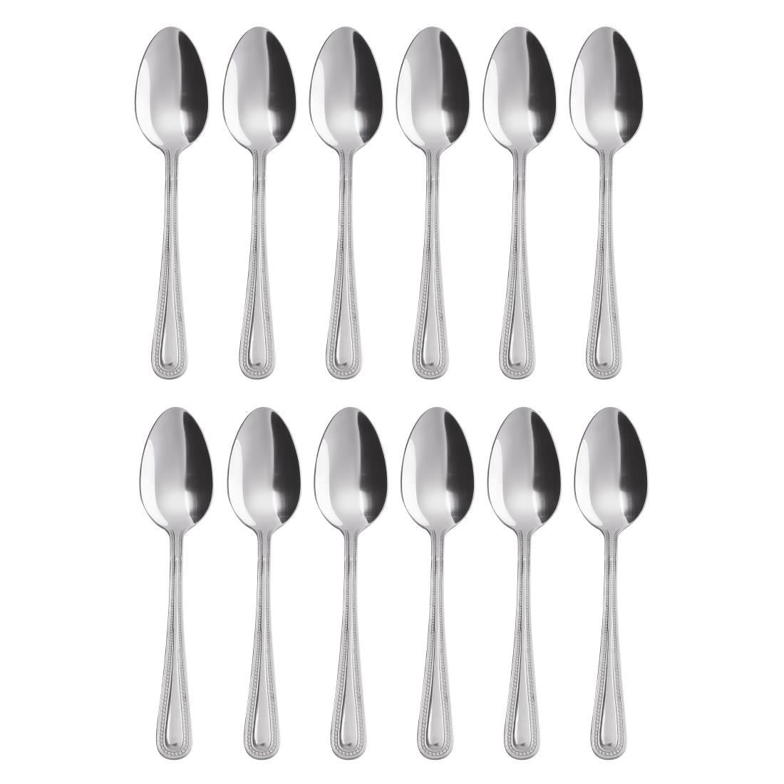 Cuillère à dessert Olympia Bead (lot de 12) — C129