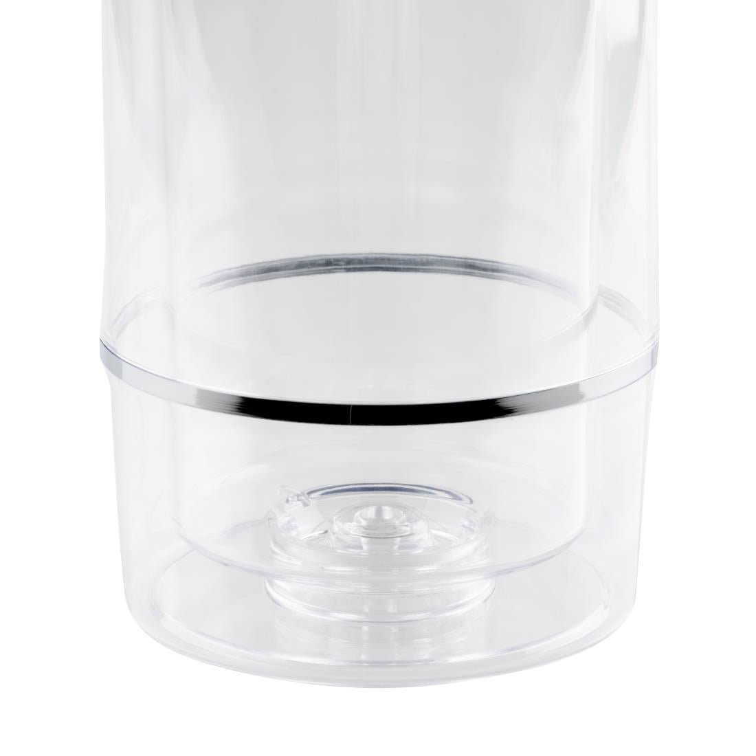 Rafraîchisseur à vin en acrylique APS transparent — C238