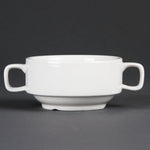 Bols à soupe avec anses Olympia Whiteware 400ml (lot de 6) — C239