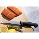 Couteau à filet Hygiplas noir 160mm — C266