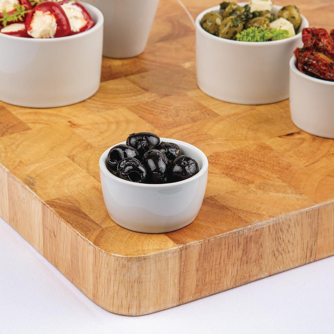 Pots à beurre Olympia Whiteware 62mm (lot de 12) — C345