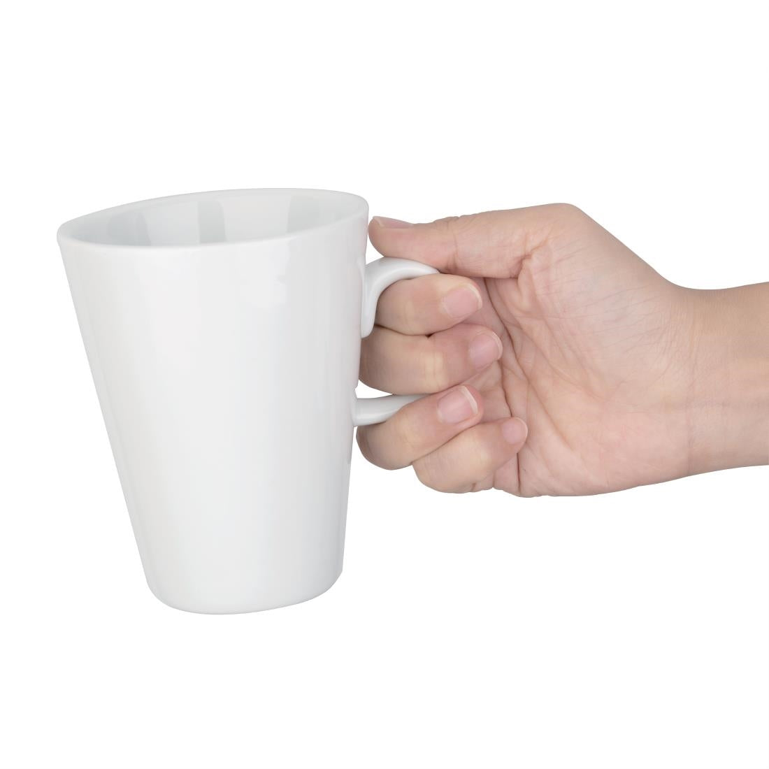 Tasses à latte Olympia Whiteware 310ml (lot de 12) — C359