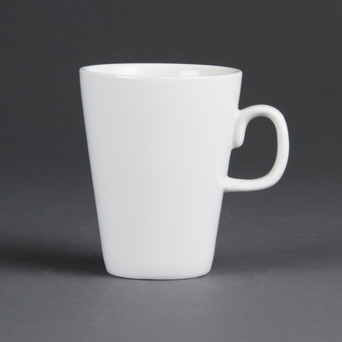 Tasses à latte Olympia Whiteware 310ml (lot de 12) — C359
